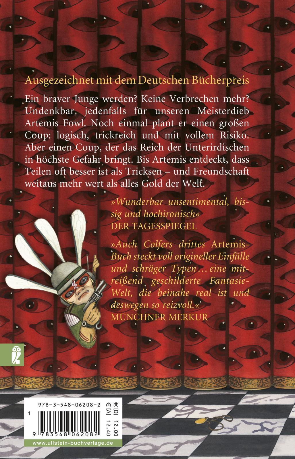Thumbnail - Artemis Fowl - Der Geheimcode Der Dritte Roman Eoin Colfer Taschenbuch