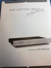 Brochure marketing DAC esterno Bryston BDA-1 RARA!!