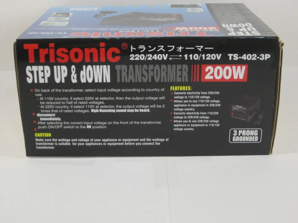 Transformer Step up/down voltage converter 110v to 220v adapter 100/200/300/500w - Image 4 of 4