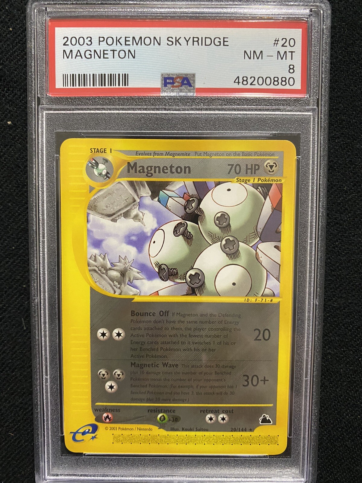 2003 Pokemon Skyridge Magneton 20/144 PSA 8 NM-MT