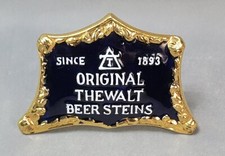 Vintage ORIGINAL THEWALT BEER STEINS Ceramic DEALERS Advertising SIGN
