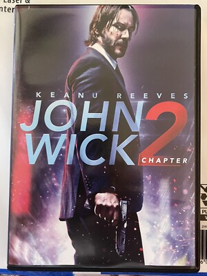 John Wick: Chapter 2 DVD Pre-owned Action Movies Fighting Keanu Reeves Ruby Rose