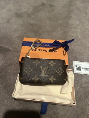 Canvas Kirigami Lv Crafty Square Pouch Bag Charm And Key Holder