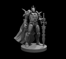 Fallen Paladin 28mm Scale DND D&D Tabletop Miniature