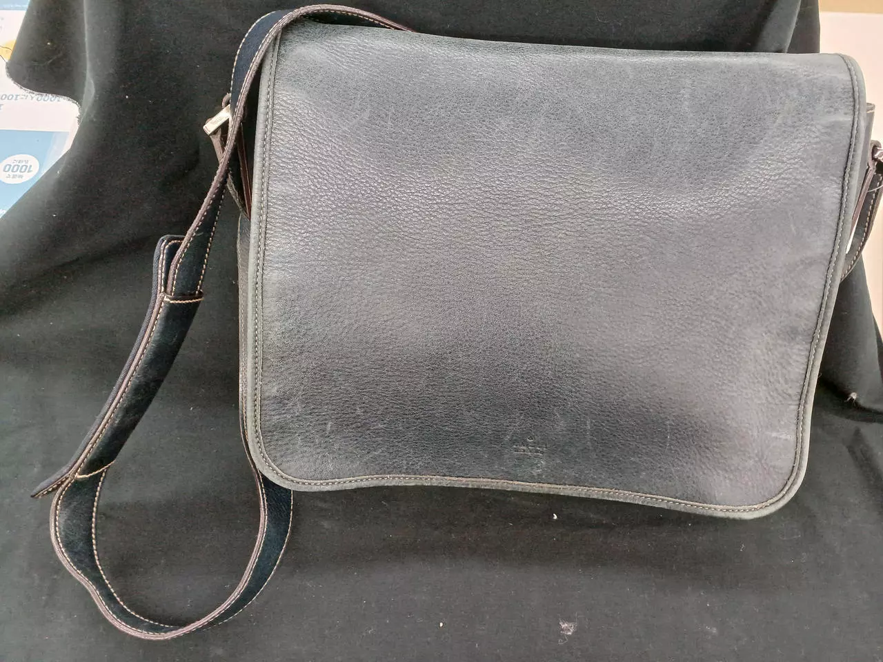 Sac messager GUCCI noir 12,5 pouces