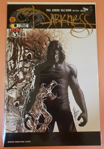 THE DARKNESS #1 ~ DYNAMIC FORCES GOLD FOIL 1:999 ~ NM 2002 TOP COW COMICS SEALED - Picture 2 of 8