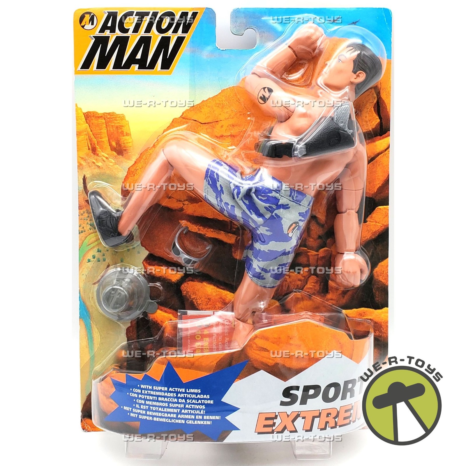 Action Man Sport Extreme with Super Active Limbs action Figure 1996 Hasbro 34733
