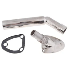 Boat 316 Stainless Steel Outrigger Fishing Rod Holder With Deck Mounts Base -