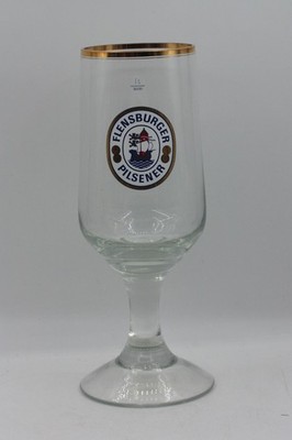Flensburger Pilsener Glas 2 Liter mit Goldrand von Rastal... Rarität