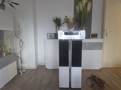 Denon DRA-800H Netzwerk Stereo Receiver Premium Silber Stand Lautsprecher TOP