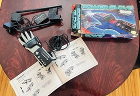 NES Nintendo Power Glove CIB - Box - Manual - TESTED - 2 Games Free shipping !