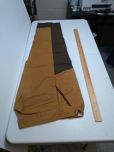 L.L. BEAN Brown/Dark Brown 2-Tone Pants # 2855.2 Size 34 Lot 85-02 WPL 12993 USA