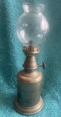 Vintage Antique Gaudard Lampe-Olympe Brass Oil Lampe 1860