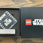 LEGO STAR WARS 2026 GWP 5010320 MANDO & GROGU LENTICULAR METAL DISPLAY CARD NEW