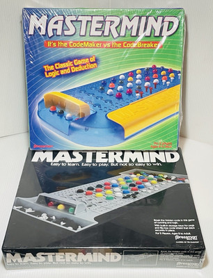 2 MASTERMIND Board Games Pressman 2004 & 2015 Versions Both NOS and Sealed. READ