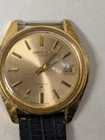 Vintage SEIKO 7005 -8100 R Automatic Date Wristwatch -Runs- Winds _Keeps Time