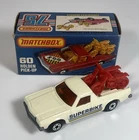 Matchbox Lesney Superfast White 60 Holden Pickup Truck Red Cycles W Box