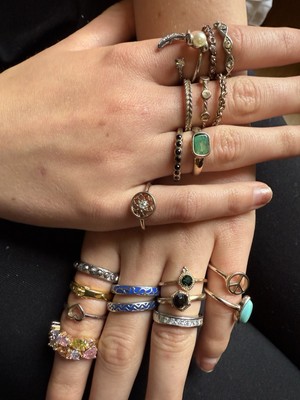 20 Ringe Modeschmuck