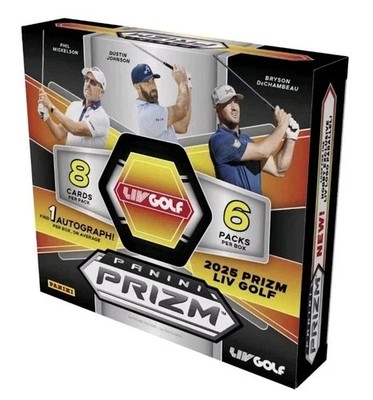 2025 Panini Prizm LIV Golf Factory Sealed Hobby Box
