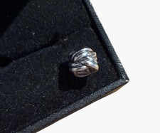 Genuine Pandora Spacer Charm Pretty Braided Design S925 ALE Fine Jewellery Gift