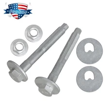 2 Lower Rear Suspension Toe Alignment Eccentric Bolt Nut Kit for Volkswagen Audi