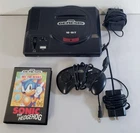 Y-233 VINTAGE SEGA GENESIS I CONSOLE, CONTROLLER, SONIC GAME, POWER CORD, +!