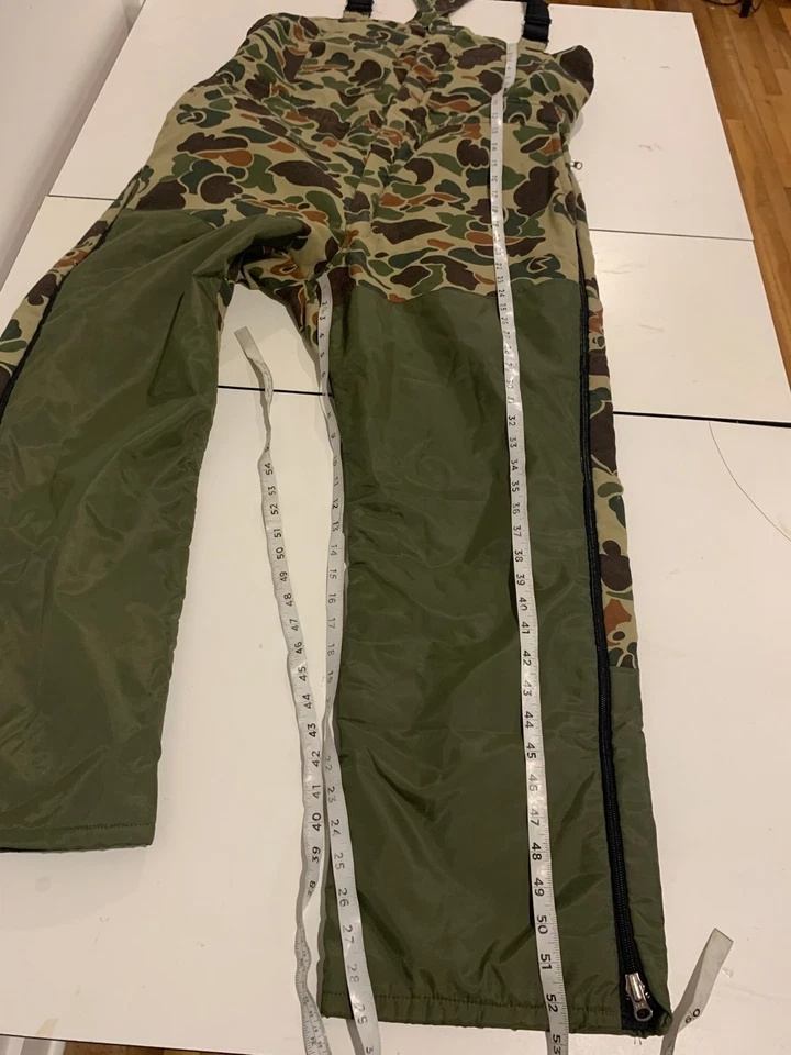 墙面暴雪 Pruf 围兜大鸭迷彩绿色隔热狩猎户外工作 — 第 3/4 张图片