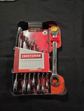 Neu Craftsman 8 Stück Dual Spezialeinsätze Kombination Schraubenschlüssel Set 5/16-3/4" 914755
