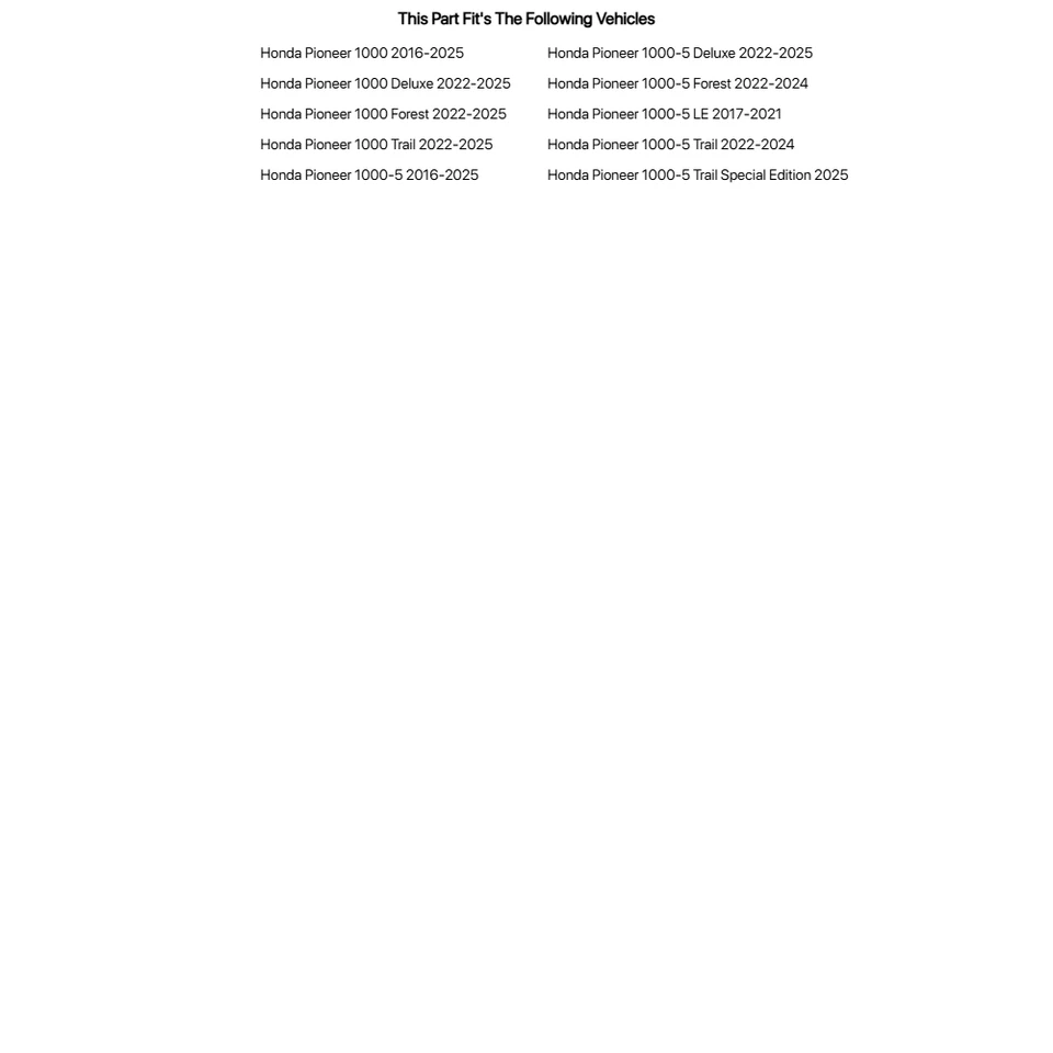 Комплект светодиодных фар Tusk V2 40 дюймов изогнутые для Honda Pioneer 1000-5 2016-2025 - Изображение 2 из 2