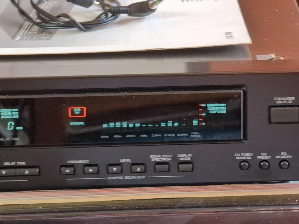 Technics SH-E85 Stereo Sound Processor / Graphic Equalizer + Handbuch N965 - Bild 3 von 4