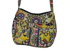 Vera Bradley Floral Multicolor Crossbody Bag Zip Closure Adjustable Strap