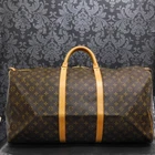 LOUIS VUITTON MONOGRAM KEEPALL 60 Travel Bag #246 Rise-on