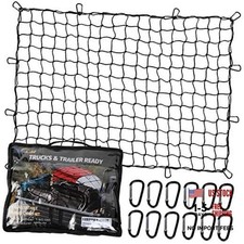 ANALIM Cargo Net for Pickup Truck Bed - 4'x6' Stretches to 8'x12' Heavy Duty