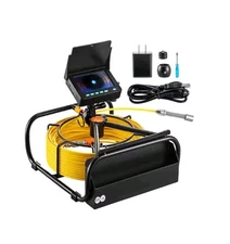 VEVOR Sewer Camera Pipe Inspection Camera 30M / 98.4FT Cable 4.3 In. LCD Monitor