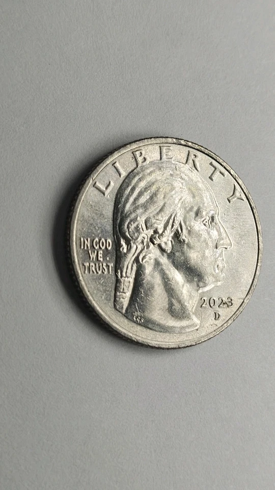 Jovita Idar Quarter 2023 Rare P Mint Error Coin Reading In Cod We Trust - Image 3 of 4