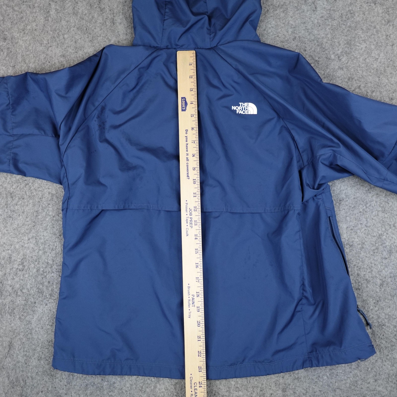 The North Face Jacket Womens XL Blue WindWall Hooded Lightweight Windbreaker thumbnail 14