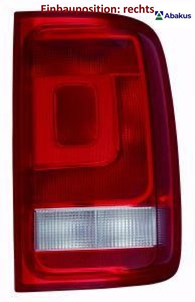 Abakus 441-19F2R-LDUE2 Heckleuchte Rechts RüCklicht Hecklicht FüR VW-image