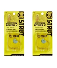 2 Turkey Mouth Call HS Strut® "Power V" Premium Flex™ 4 Reed Cutts/Clucks/Purrs