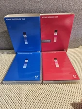 Adobe Photoshop CS4 Extended For MAC OS Retail Version 2 Disc w/ Serial Number.