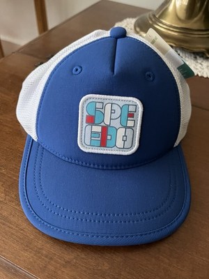 Speedo Floating Navy Blue Kids Trucker Hat Cap Mesh Back Adjustable NWT