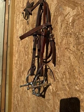 QUALITY USED PONY MINI HEADSTALL FRENCH LINK FULL CHEEK BIT