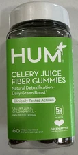HUM Nutrition Celery Juice Fiber Gummies – 60 Count