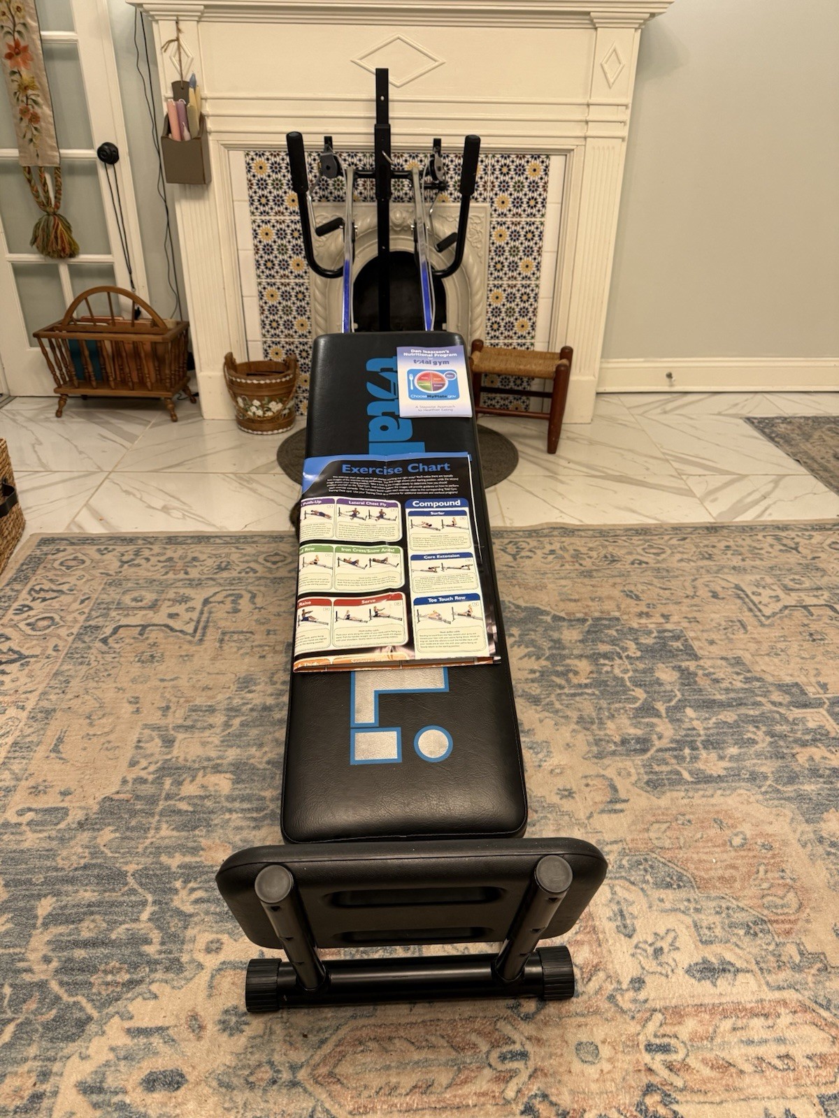 Total Gym XLi Plus Home Fitness Incline Training w/ 8 Resistance Levels