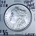 1884 O BU GEM MORGAN SILVER DOLLAR UNC MS+++ U.S. MINT RARE COIN 6958