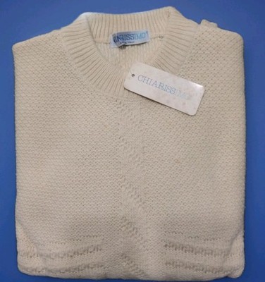 Herren Pullover Langarm Rundhals Wolle
