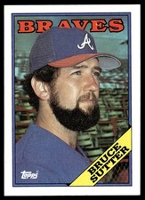 1988 Topps Bruce Sutter Atlanta Braves #155
