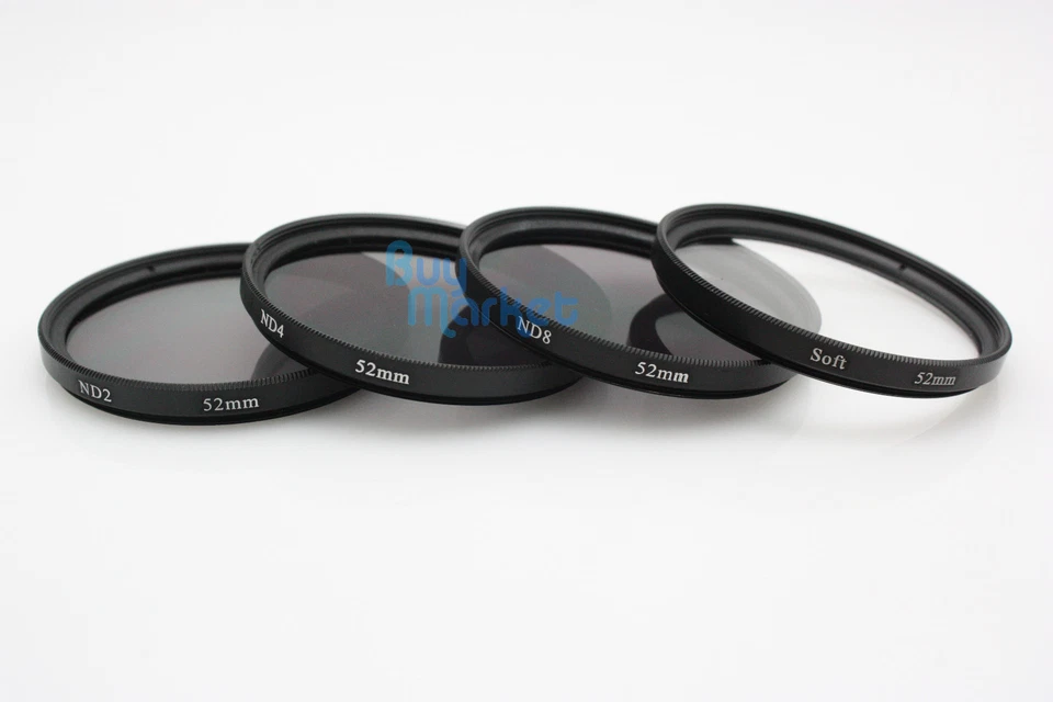 New 52mm ND2​+ND4+ND8 +Soft Filter ND Kit Set with CASE for DC DSLR Camera Lens - Image 2 of 3