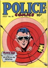 POLICE COMICS 127 Select Issue Collection CBR Format On USB Flash Drive