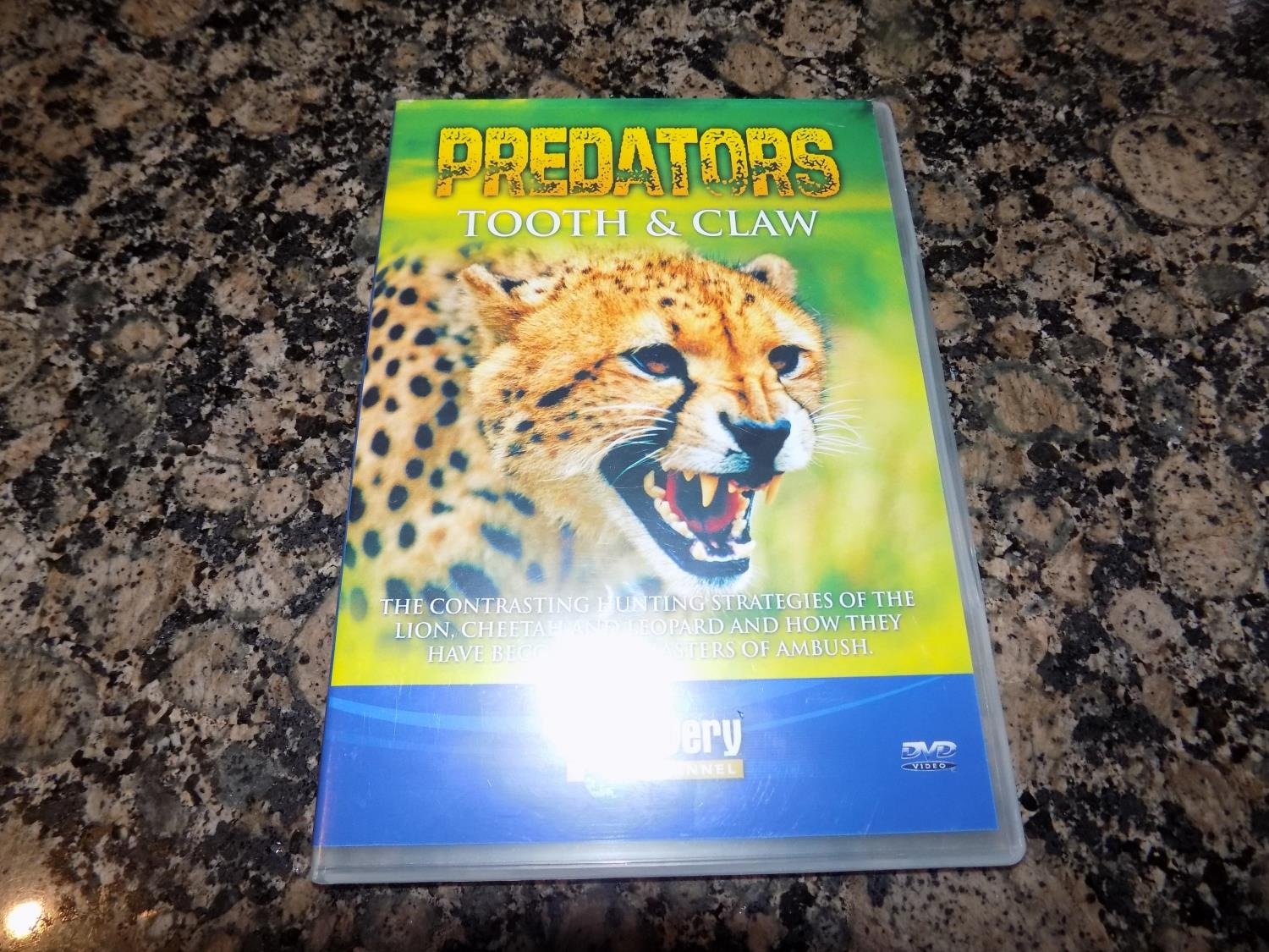 PREDATORS TOOTH & CLAW ( SLIM CASE) DVD FREE SHIPPING
