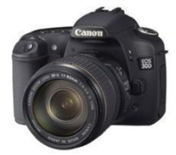 Canon EOS 30D 8.2MP Digital SLR Camera - Black (Kit w/ EF-S